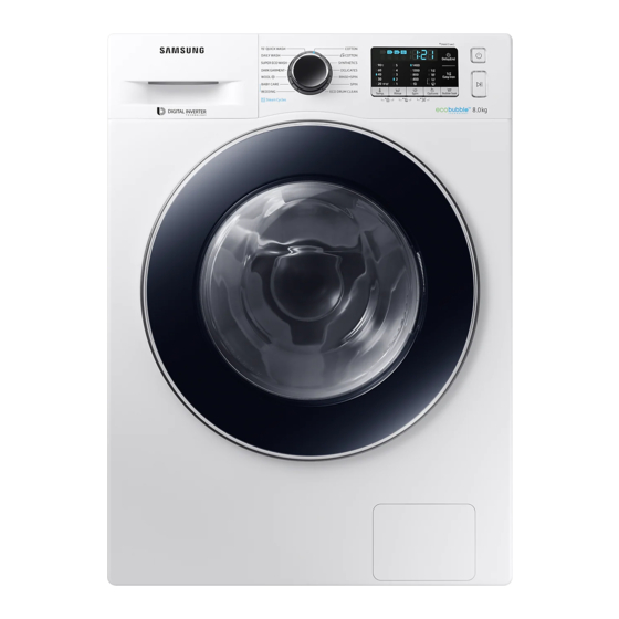 Samsung WD80J5 User Manual