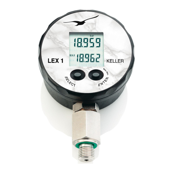 Keller LEX 1 Manual