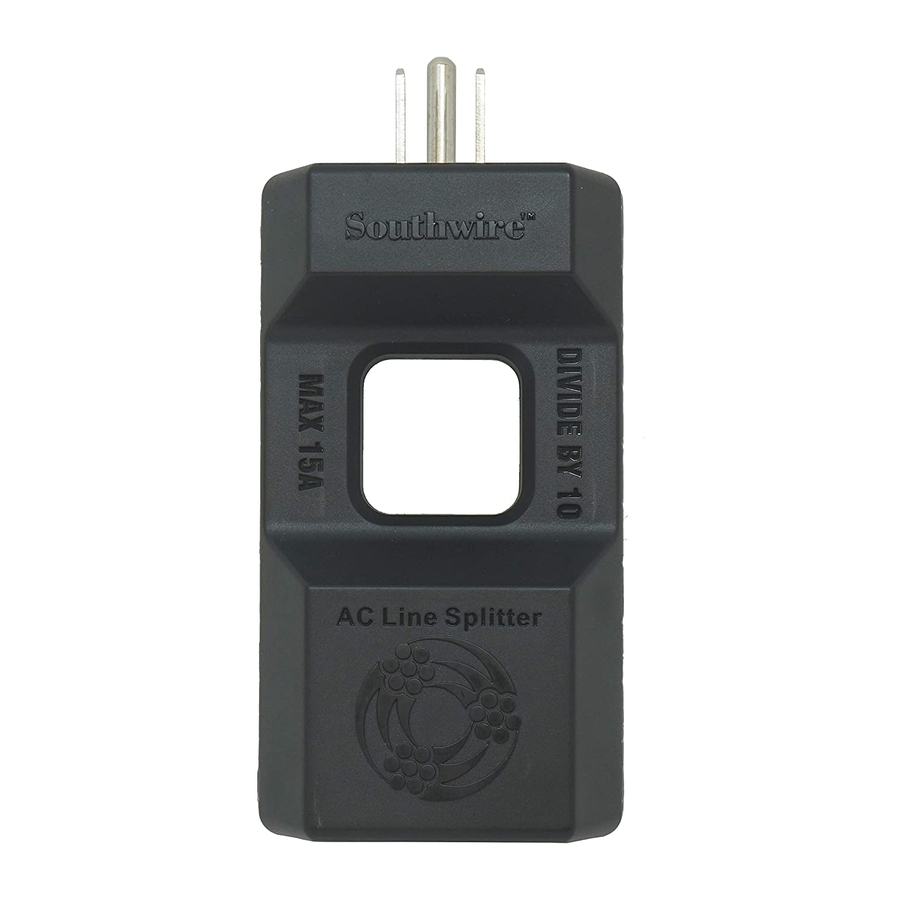 Southwire 60040S Operating Instructions Manual