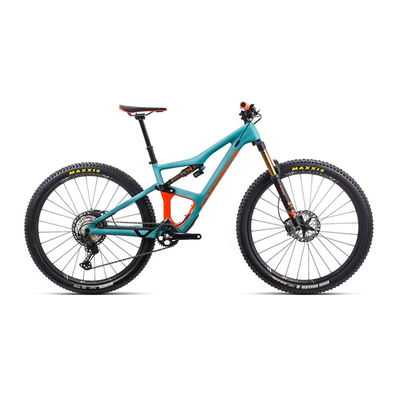 Orbea OCCAM CARBON 2020 Technical Manual