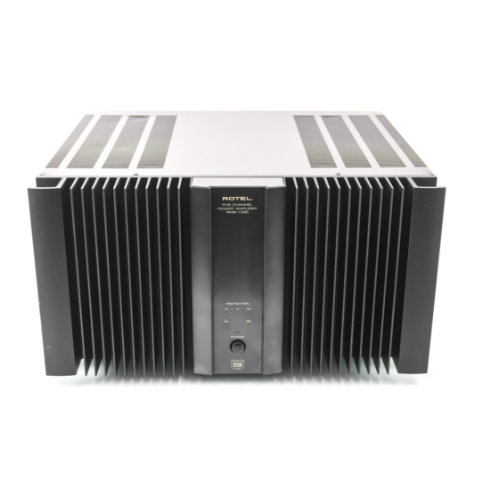 Rotel RMB-1095 Owner's Manual