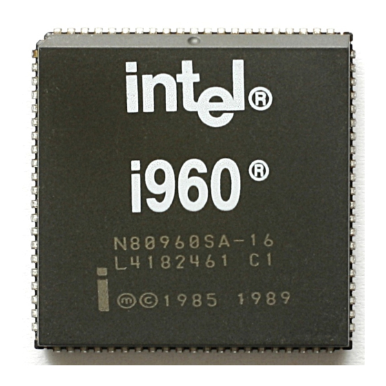 Intel i960 User Manual