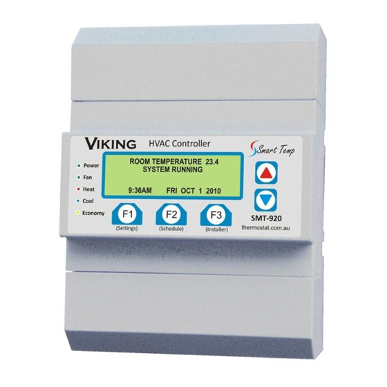 Smart temp Viking SMT-920 User& Installer's Manual