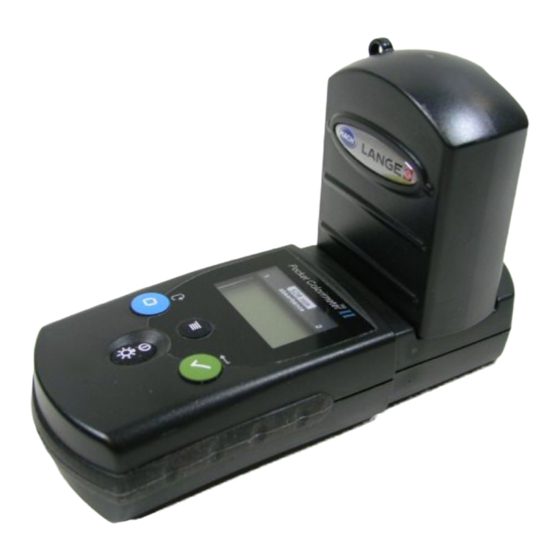 HACH LANGE POCKET COLORIMETER II Series Application Instruction