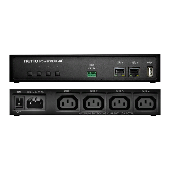 Netio PowerPDU 4C Manual