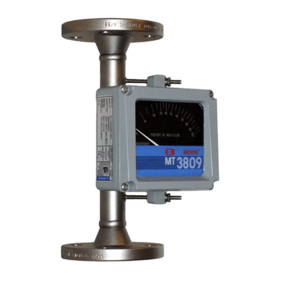 Brooks MT 3809 Installation And Operation Manual