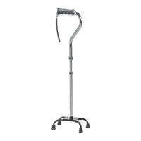 Drive Folding Height-Adjustable Quad Cane Instructions For Use