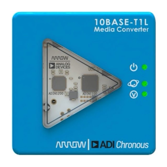 Analog Devices 10BASE-T1L-MC Quick Start Manual