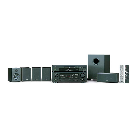 Denon DHT487DV - DHT Home Theater System Specifications