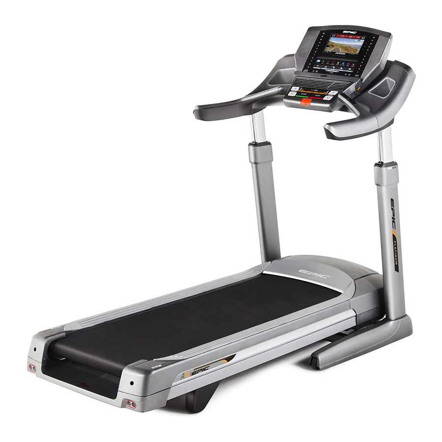 Epic Fitness A42t Sport Treadmill Manuals