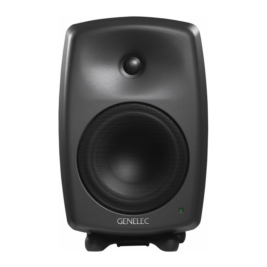 Genelec 8040A Operating Manual