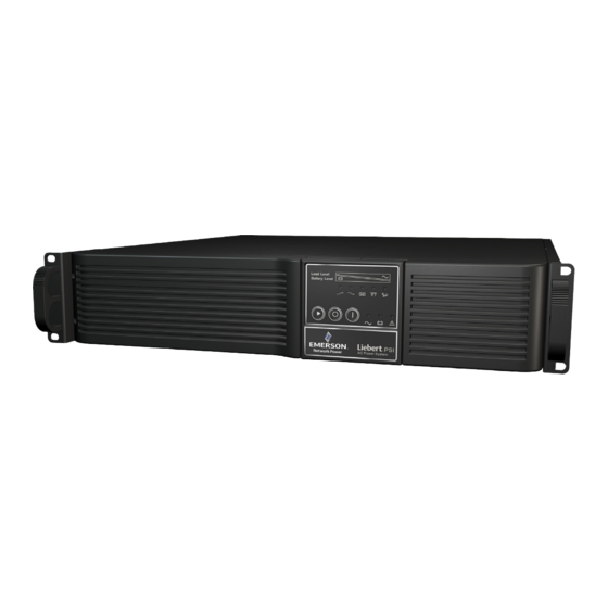 Liebert UPS Systems PSI XR User Manual