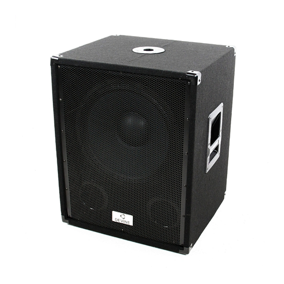Devine B115A User Manual
