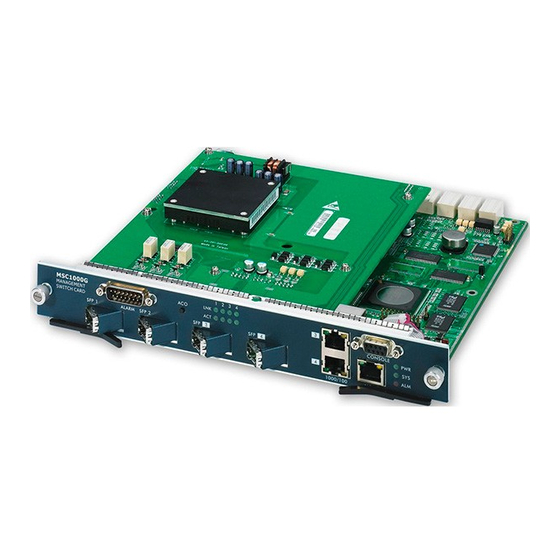 ZyXEL Communications MSC1000G User Manual
