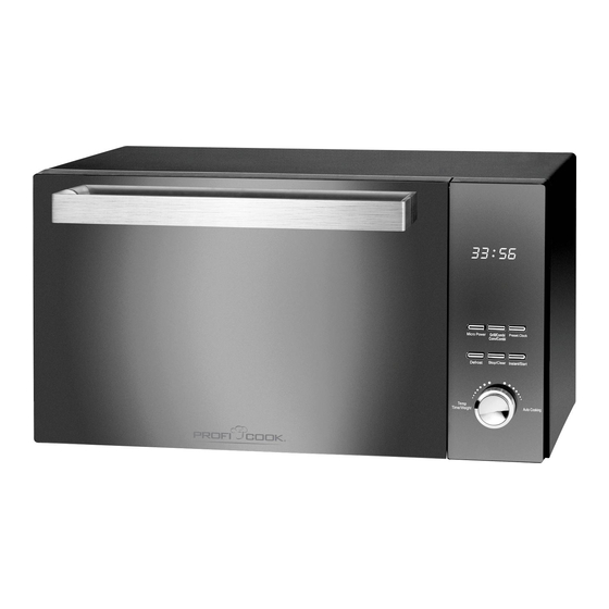 Profi Cook PC-MWG 1204 Instruction Manual