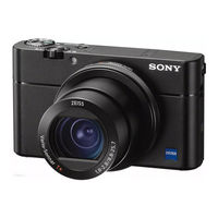 Sony DSC-RX100M5 Instruction Manual