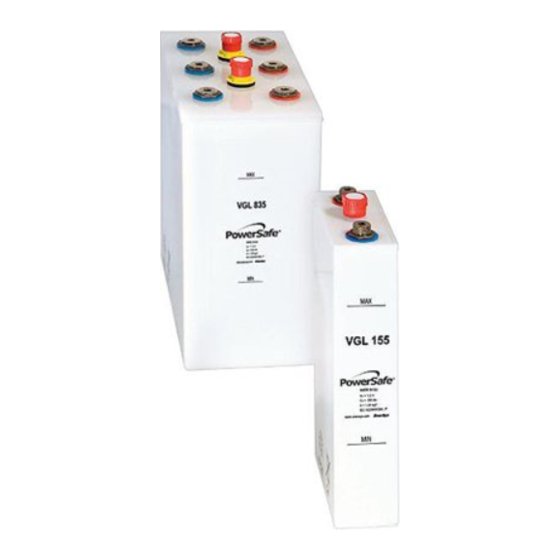 EnerSys Varta RL Instruction Sheet