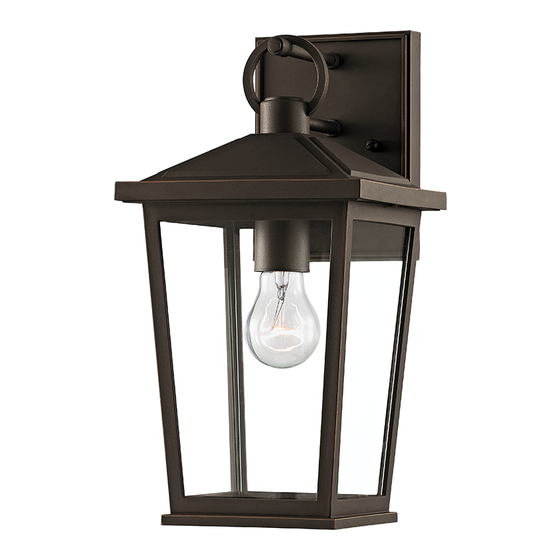 HUDSON VALLEY LIGHTING Troy Lighting SOREN Installation Instructions