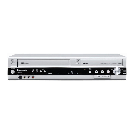 Panasonic DMR-ES45VS Operating Instructions Manual