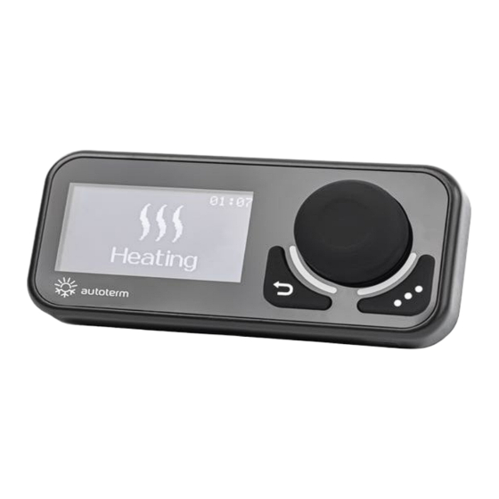 AUTOTERM Comfort Control PU-CC Quick Start Manual