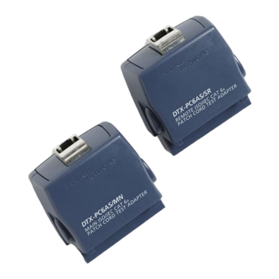 Fluke DTX-PC6AS User Manual