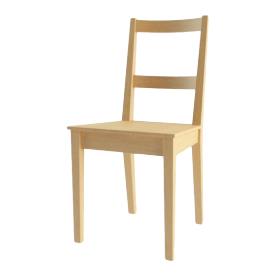 IKEA BERTIL CHAIR Instructions