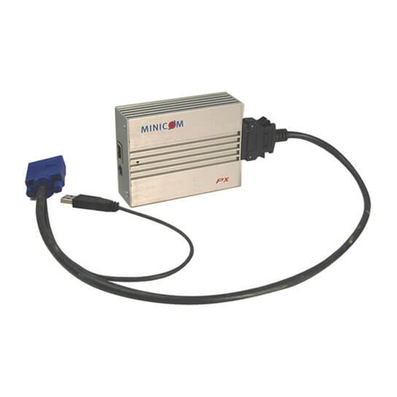 Minicom 0SU70028 Quick Start Manual