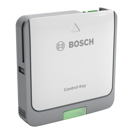 Bosch K20 RF Manual