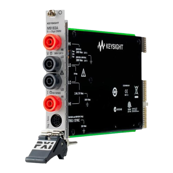 Keysight M9182A Calibration And Verification Procedure