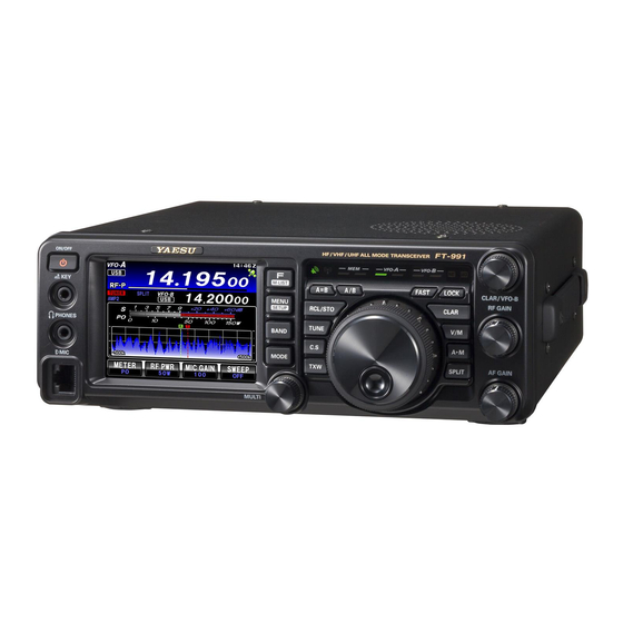 Yaesu FT991 Setup