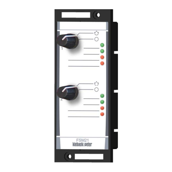 Kieback&Peter FSM21 Device Description