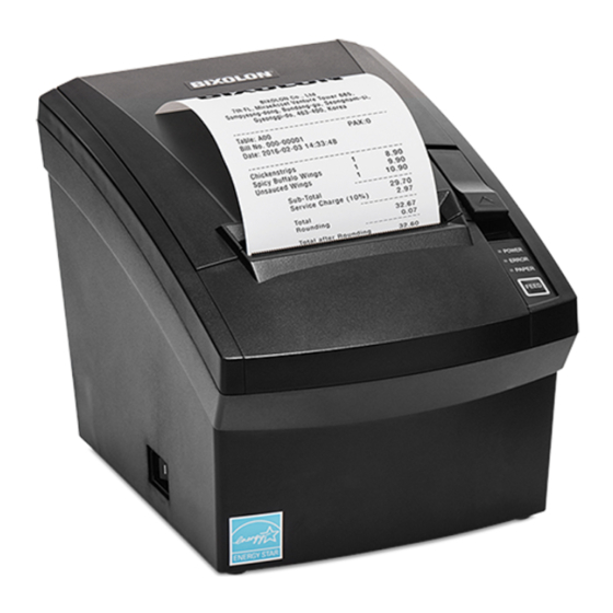 BIXOLON SRP-332II Command Manual