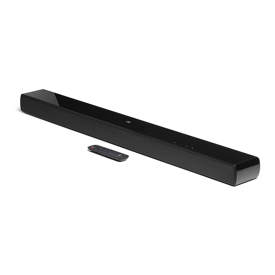 JBL CINEMA SB120 Quick Start Manual