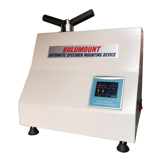 Bms Bulut Makina BULUMOUNT-3 Operational Manual