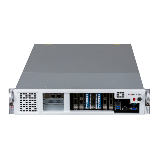 Fortinet FortiDDoS 3000F Quick Start Manual