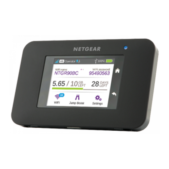 Netgear Telstra Wi-Fi 4G Advanced II AirCard 790S Manuals