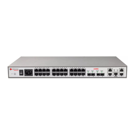 Orion A28F Configuration Manual