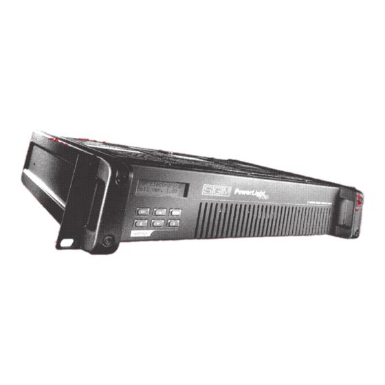 SMG Powerlight 612 User Manual