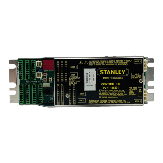 Stanley MC521 PRO Installation And Operation Manual