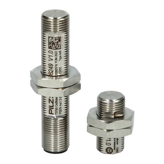 Pilz PSEN ma1.3-20 M12/8-
0.15m Operating Instructions Manual