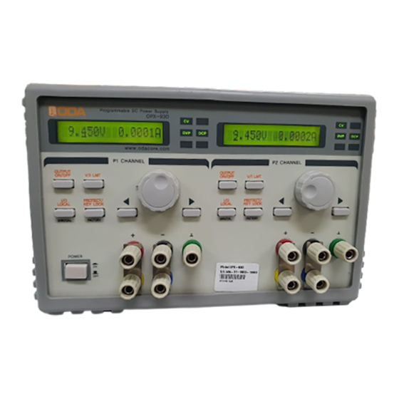 ODA OPX-93D User Manual