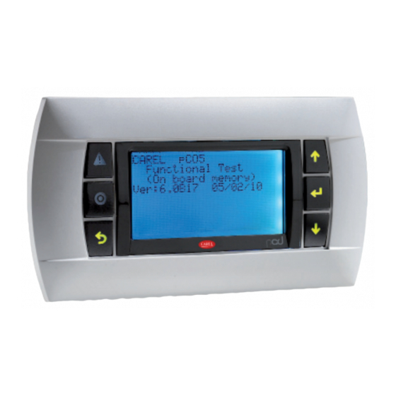 Carel PGDE000F 0 Series Manual