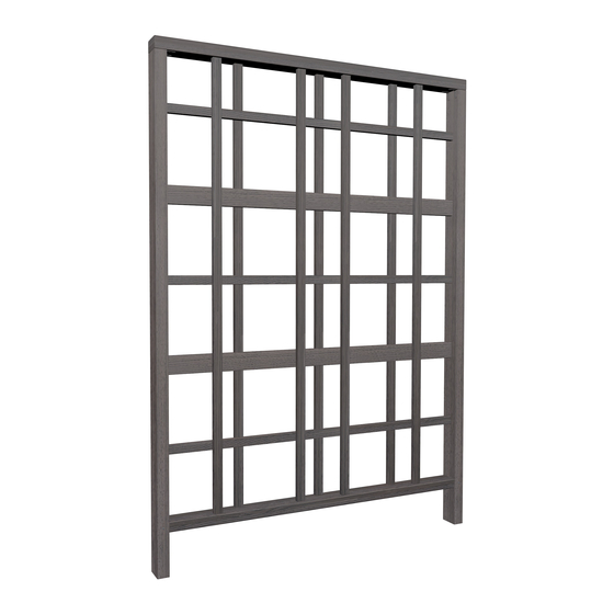 vita URBANA MODERN TRELLIS VT17531 Assembly Manual
