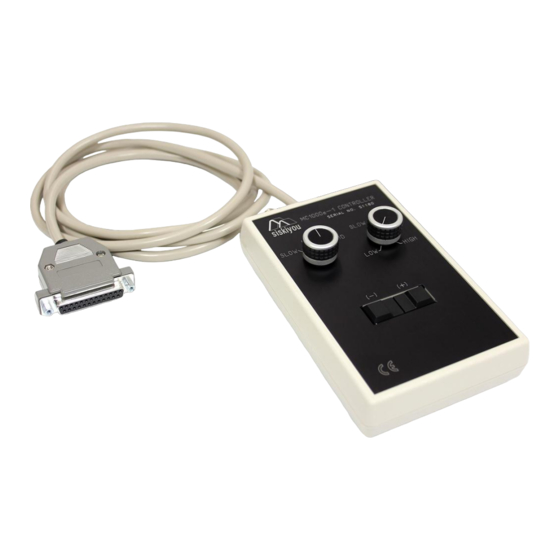 Siskiyou MC1000e-1 User Manual