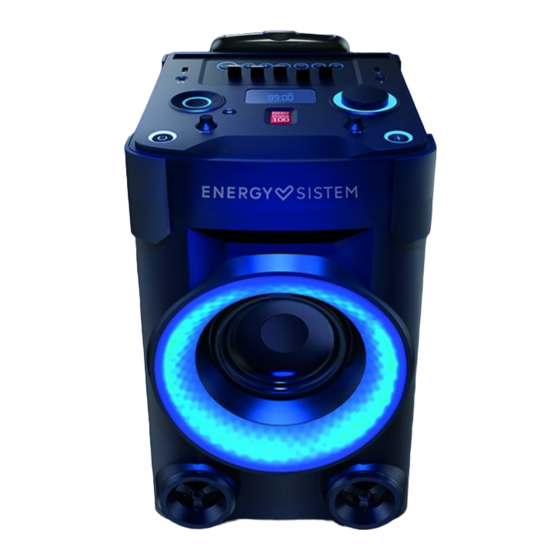 ENERGY SISTEM Party 3 Go User Manual