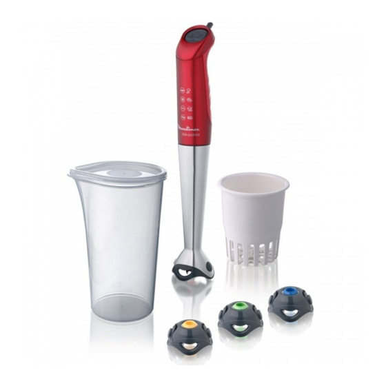 Moulinex Mixer Quick Manual