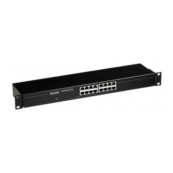 MuxLab VideoEase CATV 500300 Installation Manual
