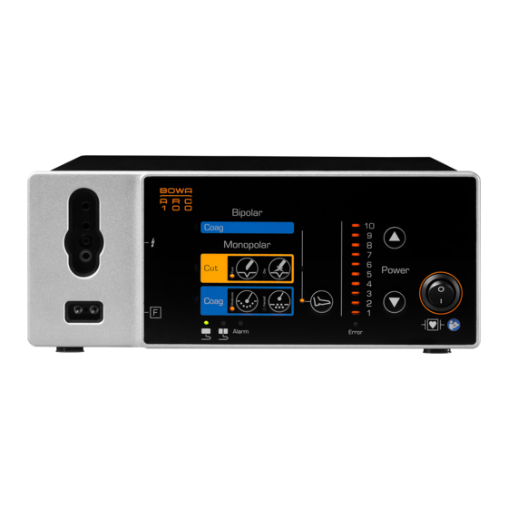Bowa ARC 100 Operating Manual