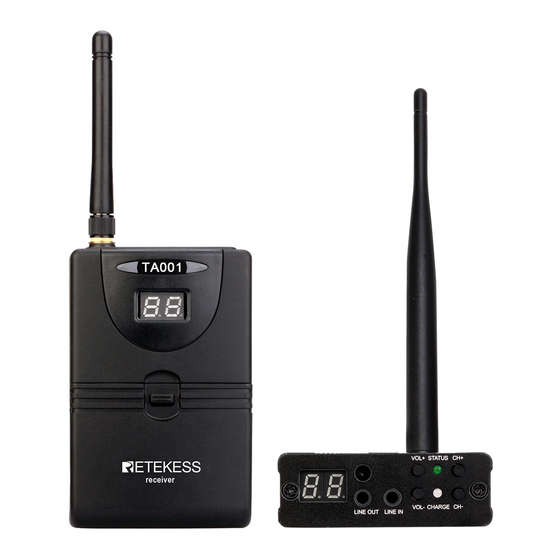 Retekess TA001 User Manual