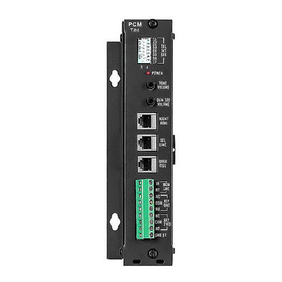 Bogen PCM-TIM User Manual